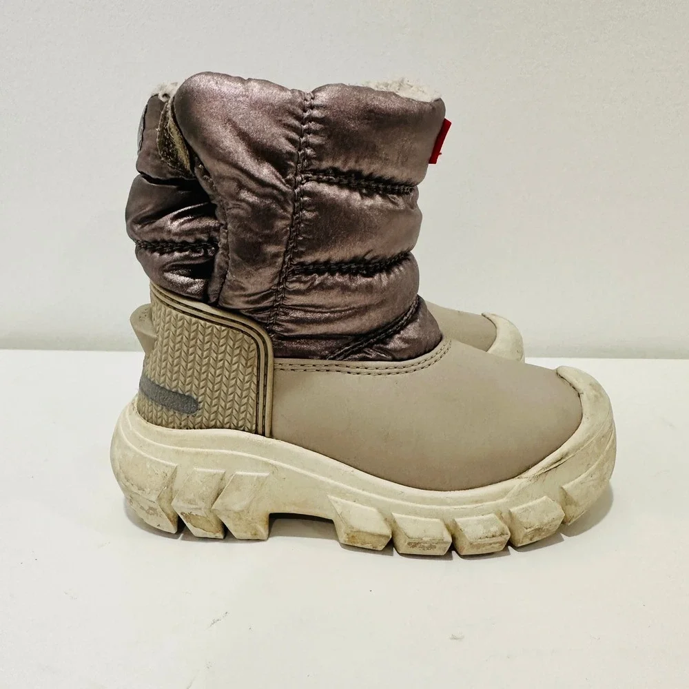 Hunter Boot Kids 5.5 Boys Girls Intrepid Insulated Nebula Vegan Snow Boots B4 G5